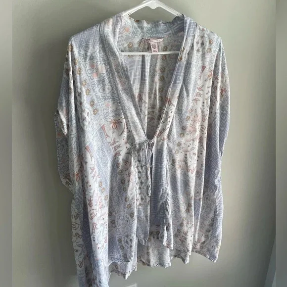 Victoria’s Secret Kimono Swim Cover Up - Floral Boho - O/S - Picture 2 of 11